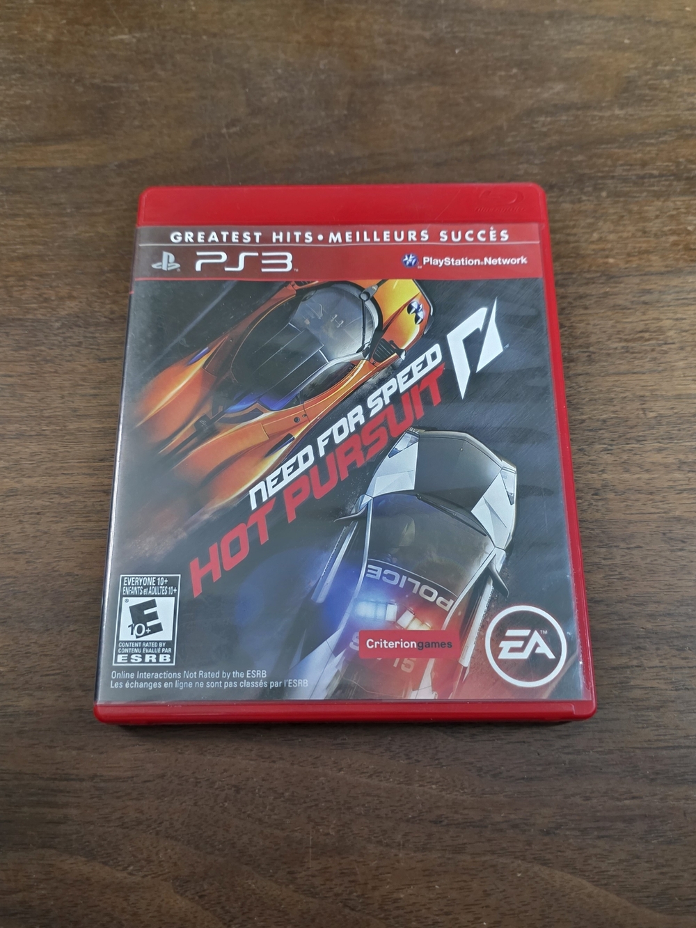 PS3 NFS Need For Speed Hot Pursuit Greatest Hits Game CIB